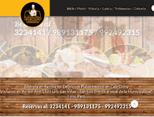 Tablet Screenshot of cajachinadelatiamaria.com